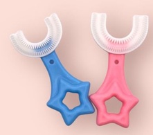 Детская силиконовая U-образная зубная щетка Wrapped U-shaped toothbrush