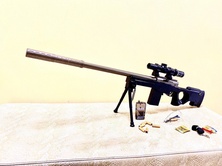 Игрушка винтовка снайперская пневматическая JF-18