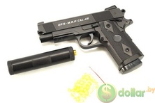 Игрушка металлический пневматический пистолет AIRSOFT GUN С.9+ "0027"