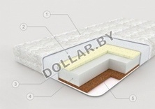 Детский матрас «EcoDream» р-р 1190х600х90мм, арт.ЭКД-119-01