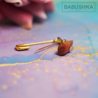 Оберег Булавка от сглаза Babushka Авантюрин