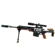 Игрушка винтовка пневматическая снайперская с лазерны прицелом BARRETT No.2017А