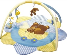 Коврик развивающий детский Baby Mix ТК/3131С (мишка голуб.) 