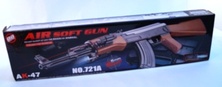 Игрушечный пневматический автомат АК-47 №721А "0027"